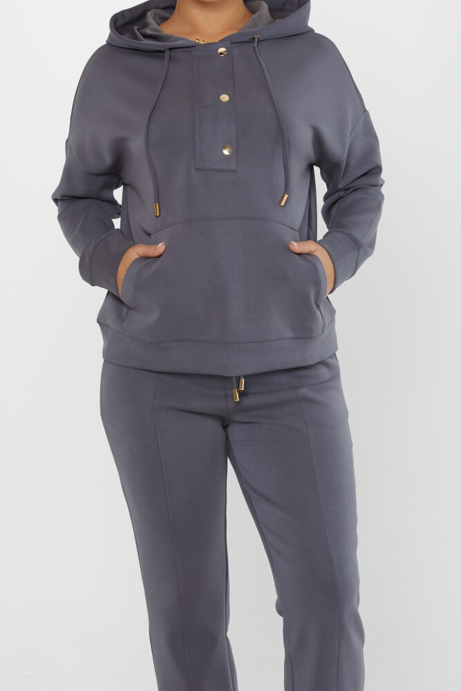 Tracksuit Set Hooded Anthracite - 17627 | KAZEE (Set of 4 S-M-L-XL) - 4