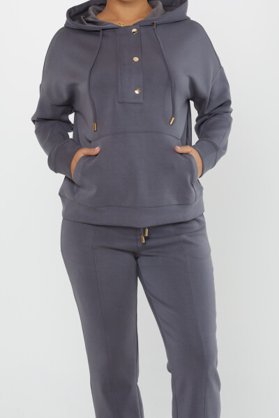 Tracksuit Set Hooded Anthracite - 17627 | KAZEE (Set of 4 S-M-L-XL) - 4