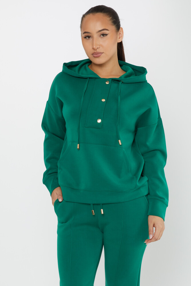 Tracksuit Set Hooded Green - 17627 | KAZEE (Set of 4 S-M-L-XL) - 3