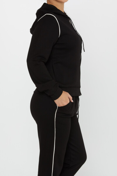 Tracksuit Set Pocket Detail Black - 17553 | KAZEE (Set of 4 M-L-XL-2XL) - 5