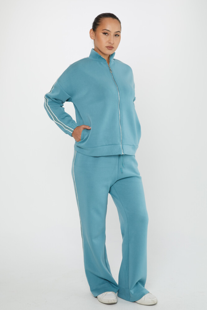 Tracksuit Set Pocket Detail Blue - 17630 | KAZEE (Set of 4 S-M-L-XL) - 1