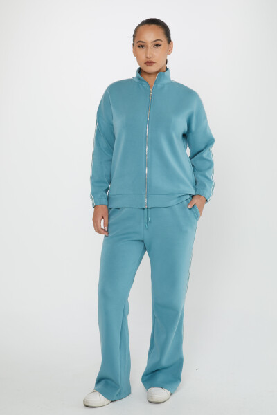 Tracksuit Set Pocket Detail Blue - 17630 | KAZEE (Set of 4 S-M-L-XL) - 2