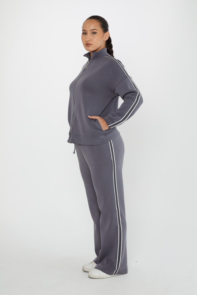 Tracksuit Set Pocket Detail Gray - 17630 | KAZEE (Set of 4 S-M-L-XL) - 1