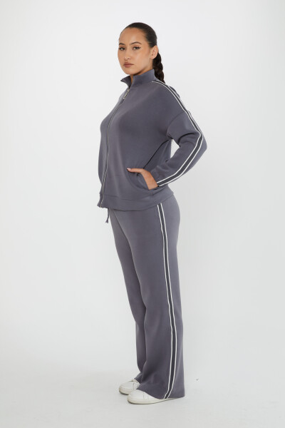 Tracksuit Set Pocket Detail Gray - 17630 | KAZEE (Set of 4 S-M-L-XL) 