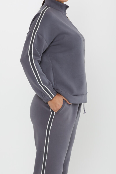 Tracksuit Set Pocket Detail Gray - 17630 | KAZEE (Set of 4 S-M-L-XL) - 5