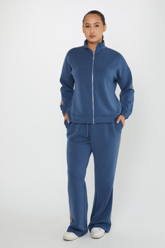 Tracksuit Set Pocket Detail Indigo - 17630 | KAZEE (Set of 4 S-M-L-XL) - 1