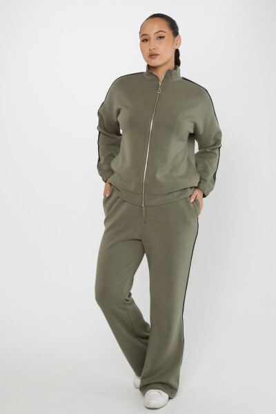 Tracksuit Set Pocket Detail Khaki - 17630 | KAZEE (Set of 4 S-M-L-XL) - 1