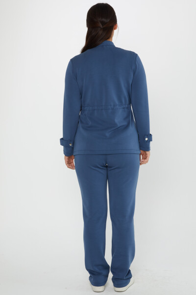 Tracksuit Set Button Detail Indigo - 17622 | KAZEE (Set of 4 S-M-L-XL) - 7