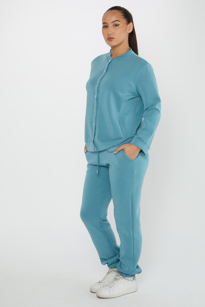 Tracksuit Set Button Detail Mint - 17624 | KAZEE (Set of 4 S-M-L-XL) - 1