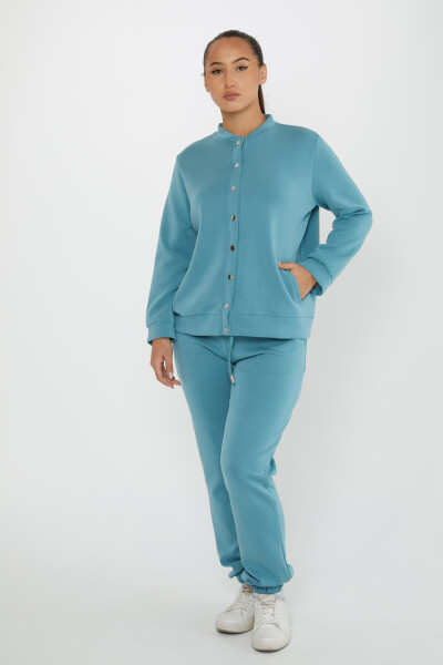 Tracksuit Set Button Detail Mint - 17624 | KAZEE (Set of 4 S-M-L-XL) - 2