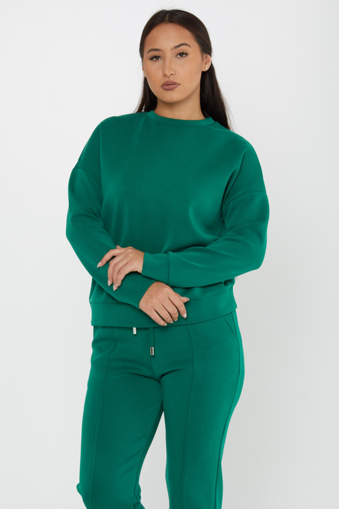 Tracksuit Set with Tie Detail Green - 17579 | KAZEE (Set of 4 S-M-L-XL) - 2