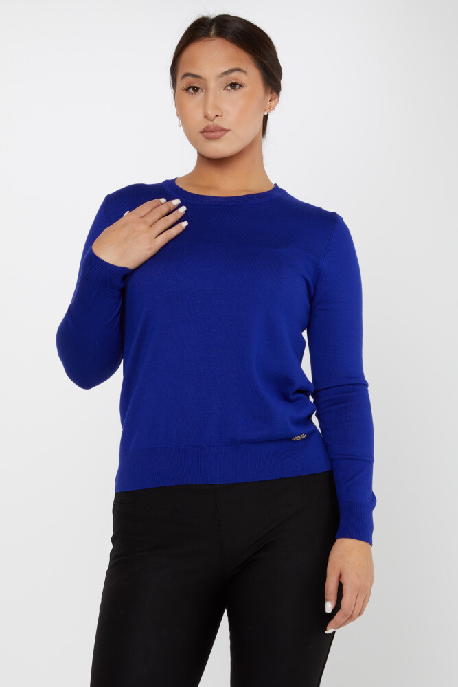 Sweter z dzianiny z długim rękawem Basic Saks - 11052 | KAZEE (zestaw 3 sztuk S-M-L) - 2