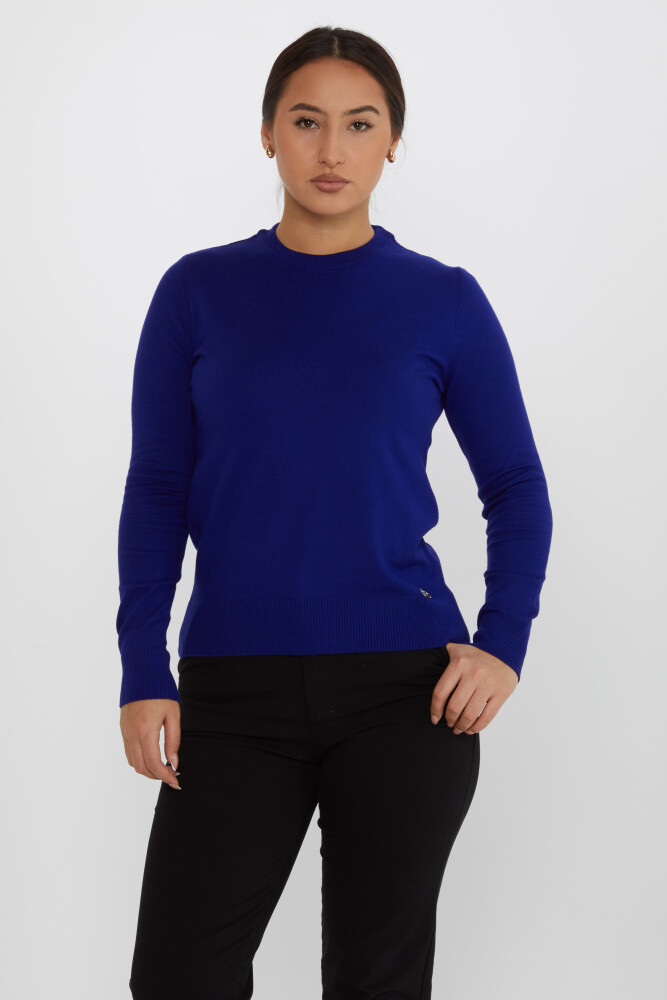 Sweter z dzianiny z długim rękawem Basic Saks - 31574 | KAZEE (zestaw 4 sztuk M-L-XL-2XL) - 1