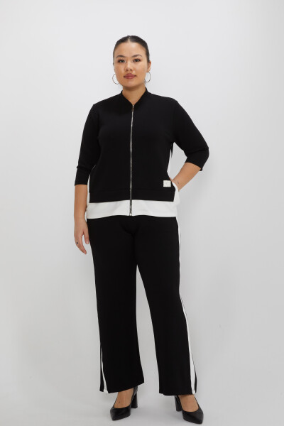 Tracksuit Set Pocket Detail Black - 17880 | KAZEE (Set of 3 L-XL-2XL) - 1