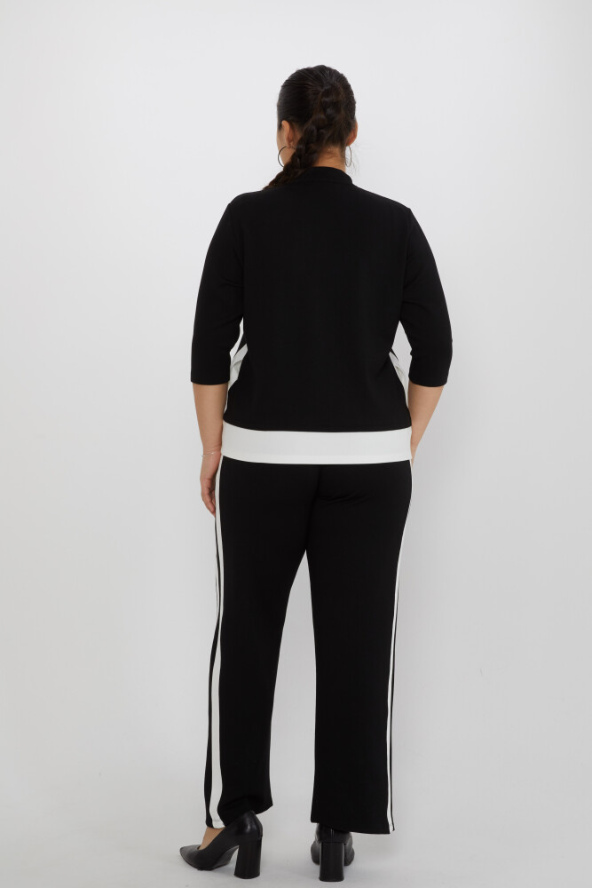 Tracksuit Set Pocket Detail Black - 17880 | KAZEE (Set of 3 L-XL-2XL) - 3