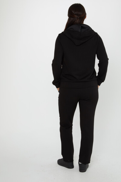 Tracksuit Set Stone Embroidered Black - 17560 | KAZEE (Set of 4 S-M-L-XL) - 6