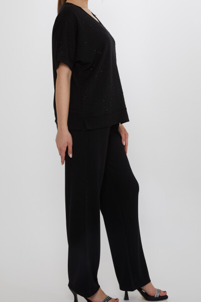 Tracksuit Set Stone Embroidered Black - 17867 | KAZEE (Set of 3 L-XL-2XL) - 7