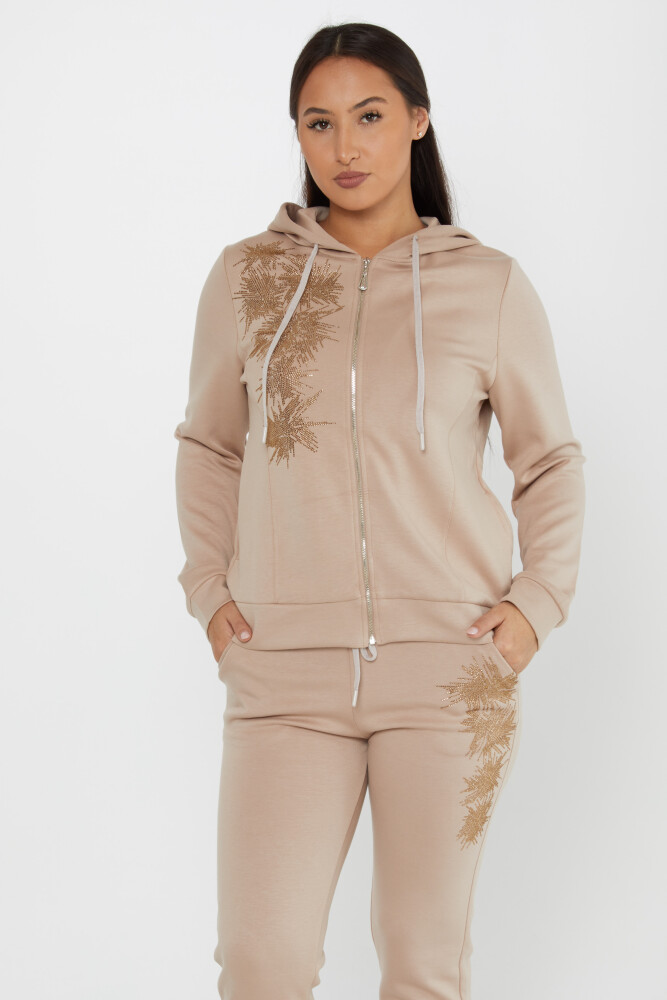 Tracksuit Set Stone Embroidered Mink - 17560 | KAZEE (Set of 4 S-M-L-XL) - 2