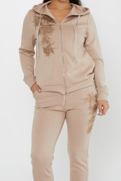 Tracksuit Set Stone Embroidered Mink - 17560 | KAZEE (Set of 4 S-M-L-XL) - 3