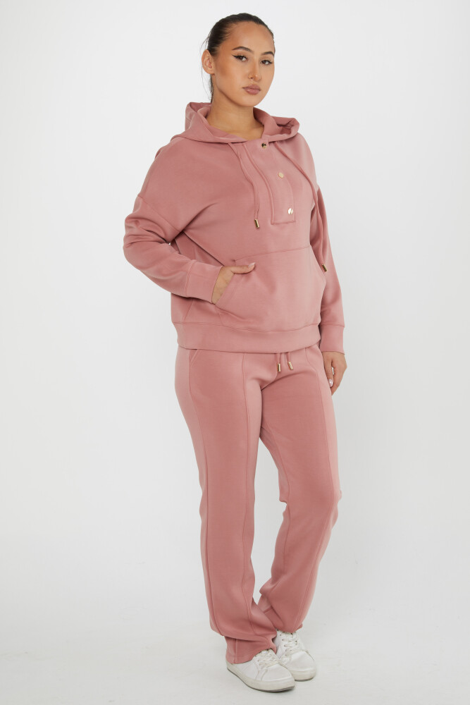 Tracksuit Set Hooded Rose Dusty - 17627 | KAZEE (Set of 4 S-M-L-XL) - 1