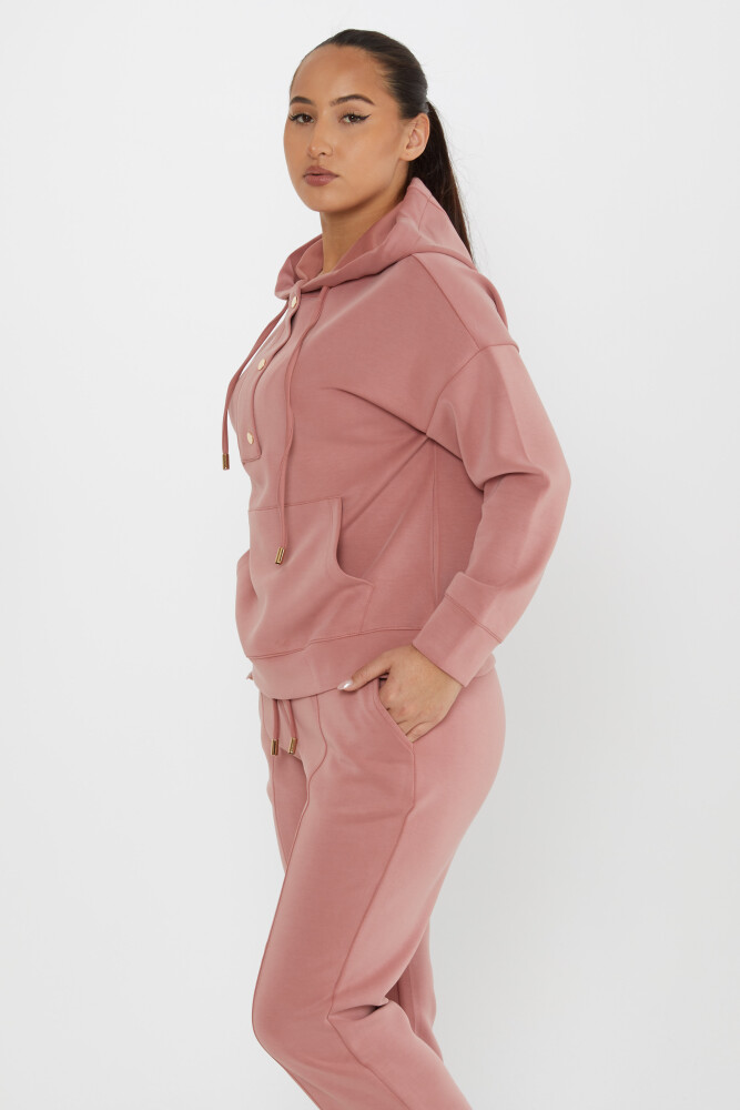 Tracksuit Set Hooded Rose Dusty - 17627 | KAZEE (Set of 4 S-M-L-XL) - 3