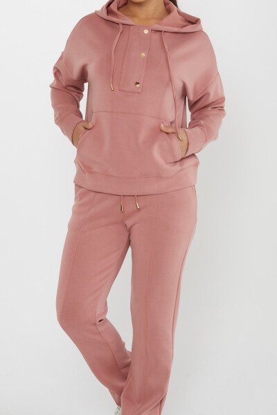 Tracksuit Set Hooded Rose Dusty - 17627 | KAZEE (Set of 4 S-M-L-XL) - 4