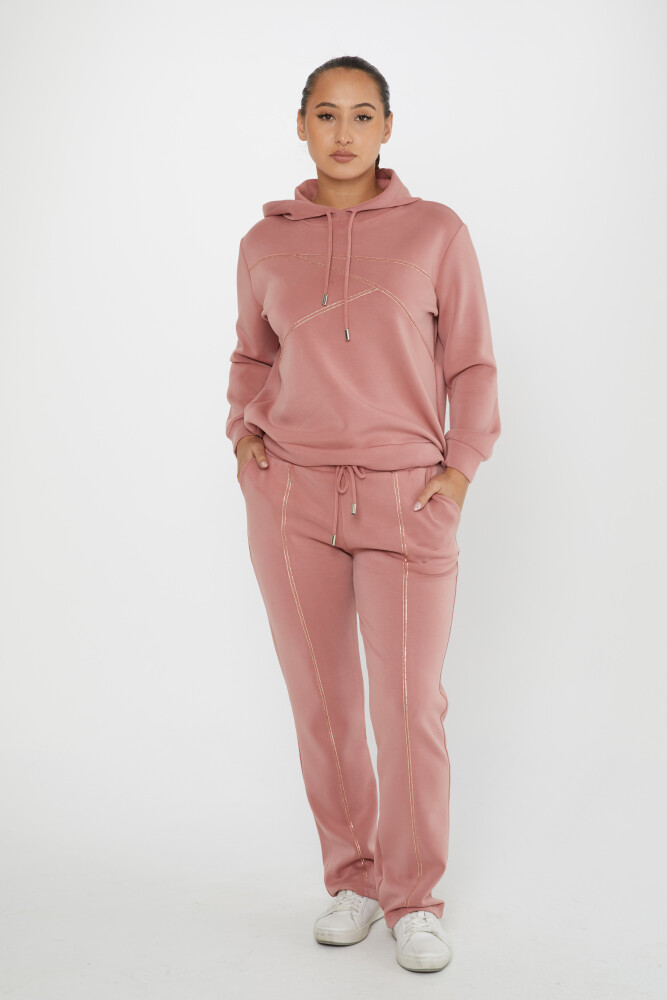 Tracksuit Set Hooded Rose Dusty - 17628 | KAZEE (Set of 4 S-M-L-XL) - 1