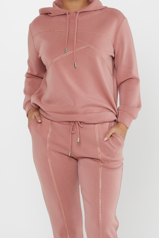 Tracksuit Set Hooded Rose Dusty - 17628 | KAZEE (Set of 4 S-M-L-XL) - 3