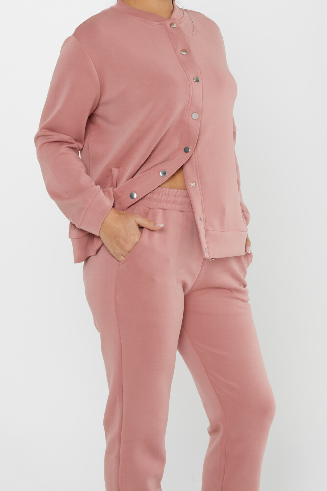 Conjunto de chándal con detalle de botones. Rosa Seca - 17624 | KAZEE (Juego de 4 S-M-L-XL) - 4