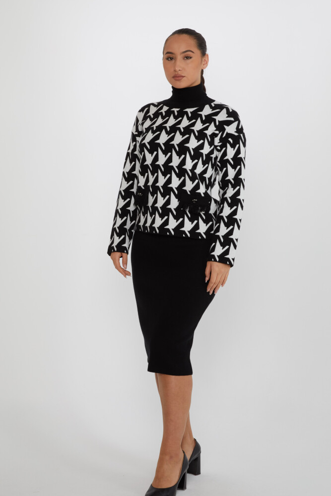 Traje Doble Checkerboard Detallado Negro - 31674 | KAZEE (Juego de 3 S-M-L) - 1