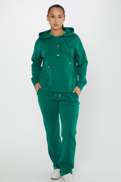 Set trening cu glugă verde - 17627 | KAZEE (Set de 4 S-M-L-XL) 