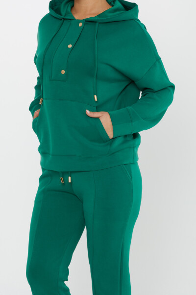 Set trening cu glugă verde - 17627 | KAZEE (Set de 4 S-M-L-XL) - 5