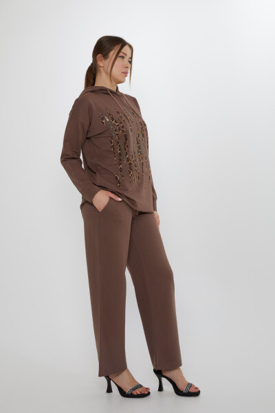 Trening Leopard Stone Brodat Maro - 17901 | KAZEE (Set de 3 M-L-XL) - 6