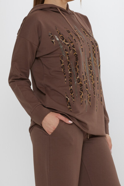 Trening Leopard Stone Brodat Maro - 17901 | KAZEE (Set de 3 M-L-XL) - 7