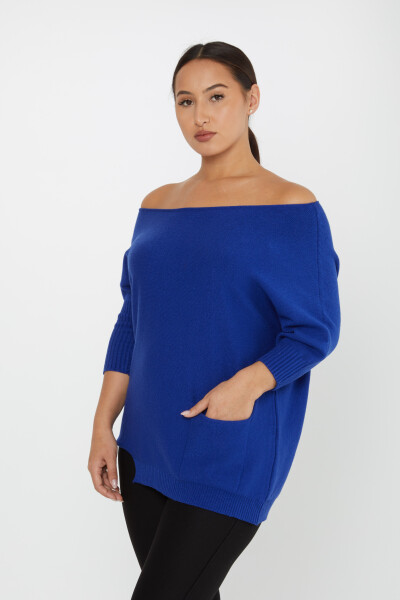 Pull en tricot avec poche à épaules dénudées Saks - 30237 | KAZEE (Lot de 3 M-L-XL) - 2