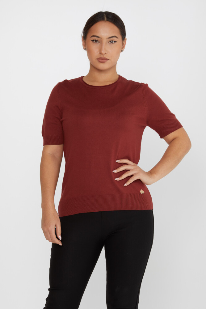 Pull en tricot à manches courtes Basic Tile - 15943 | KAZEE (Lot de 3 S-M-L) - 2