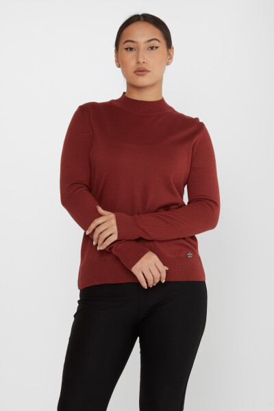 Tuile de base de pull en tricot avec détail de logo - 16663 | KAZEE (Lot de 4 L-XL-2XL-3XL) - 1