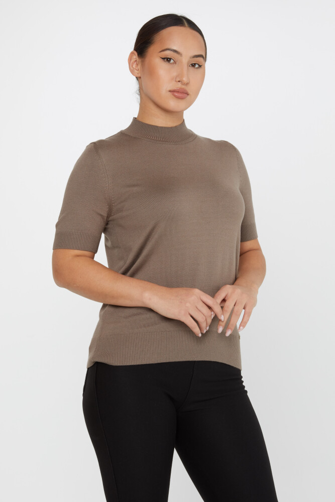 Pull en Maille Modèle Américain Logo Vison - 16168 | KAZEE (Lot de 4 L-XL-2XL-3XL) - 1