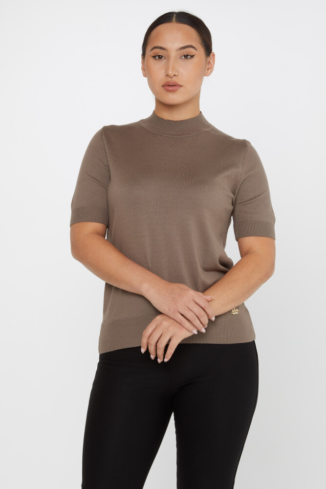 Pull en Maille Modèle Américain Logo Vison - 16168 | KAZEE (Lot de 4 L-XL-2XL-3XL) - 2