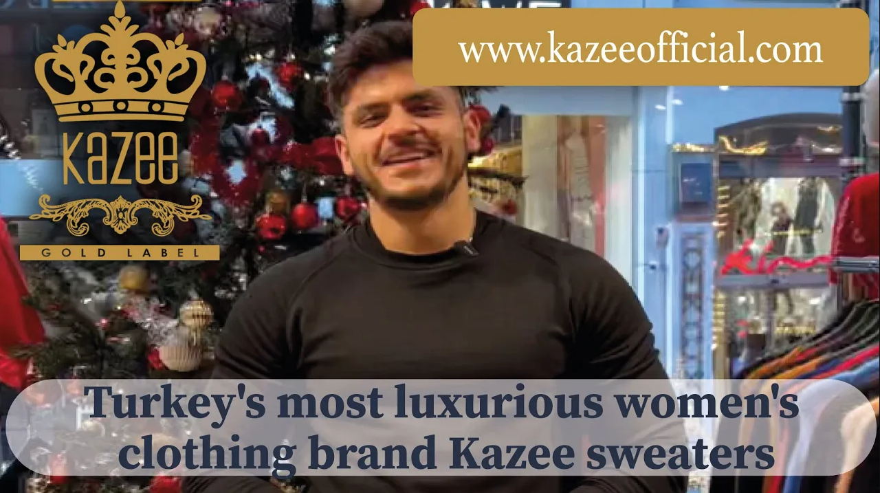 La marca de ropa de mujer más lujosa de Turquía, suéteres Kazee