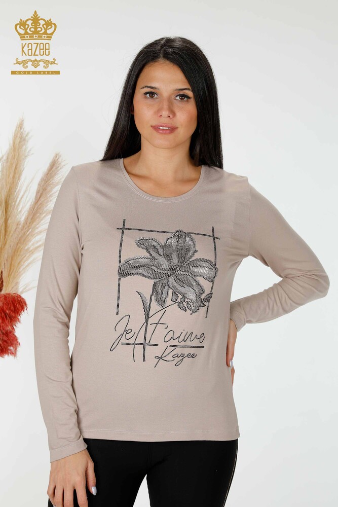 Venta al por mayor Blusa Mujer Estampado Floral Mink - 79014 | kazee - 1