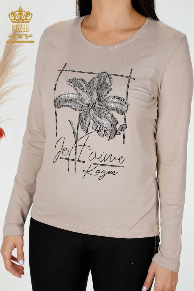 Venta al por mayor Blusa Mujer Estampado Floral Mink - 79014 | kazee - 2