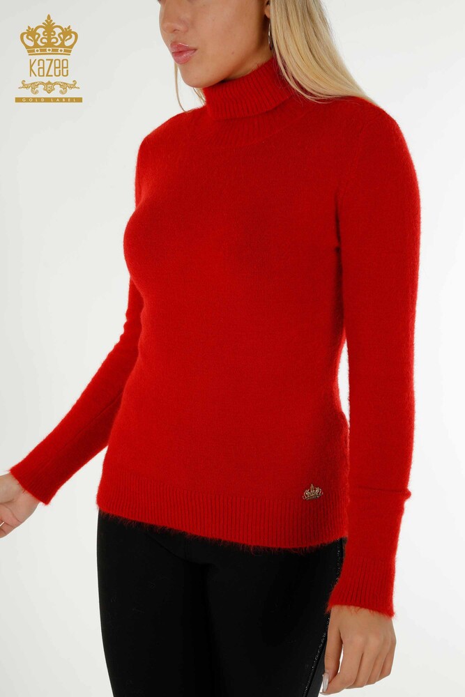 Gros pull rouge femme sale