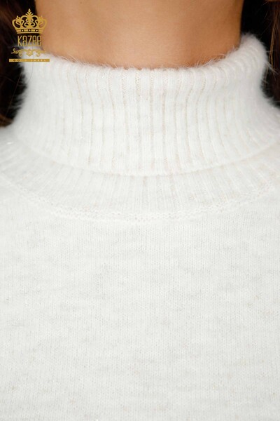 Vente en gros Pull en maille pour femmes Glitter Transition Viscose Turtleneck - 19080 | KAZEE - 8