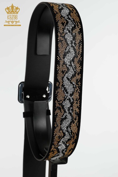 Wholesale Women's Belt - Kazee Detailed - Black - 505 | KAZEE - 5