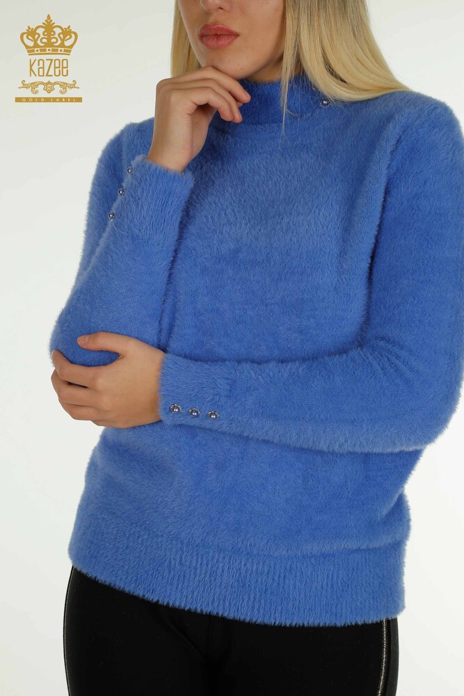 Wholesale Women's Knitwear Sweater Angora Button Detailed Saks - 30667 | KAZEE - 2