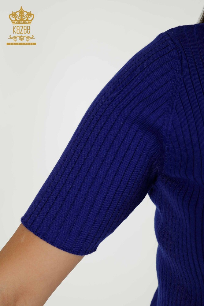 Wholesale Women's Knitwear Sweater - Button Detailed - Saks - 30043 | KAZEE - 4