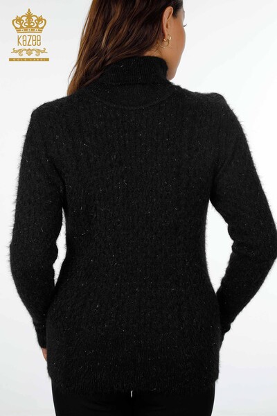 Wholesale Women's Knitwear Sweater Turtleneck Hair Braided - 19070 | KAZEE - 16