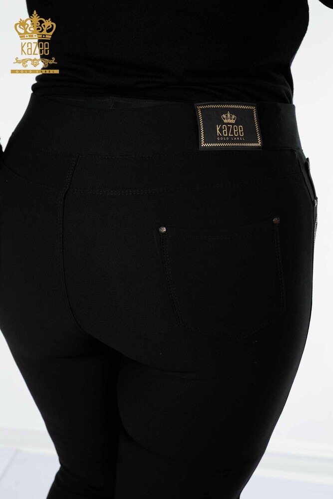 Wholesale Women's Leggings Pants Black - 3330